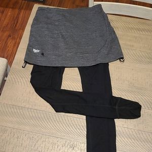 Rare 2-in-1 merino wool skirt/legging